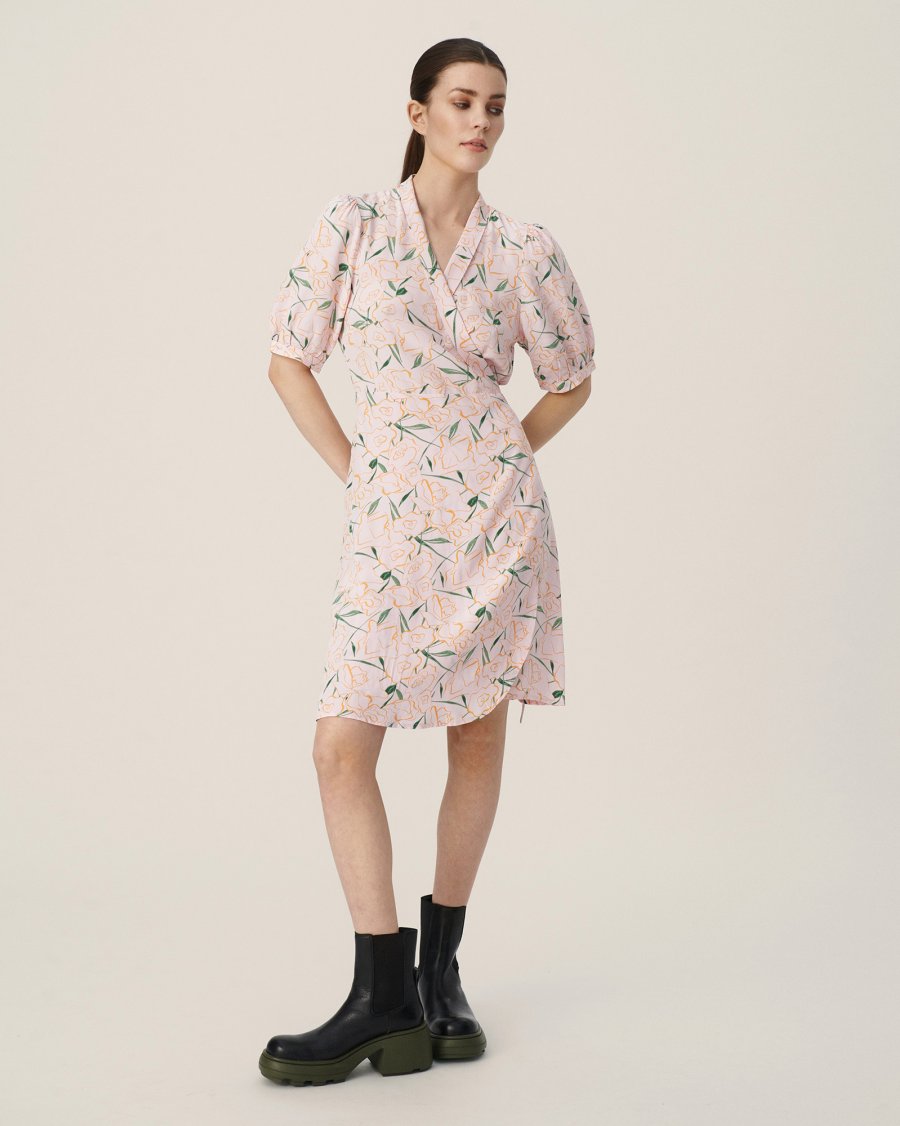 MSCH Copenhagen - MSCHTenya Lyvia Wrap Dress AOP