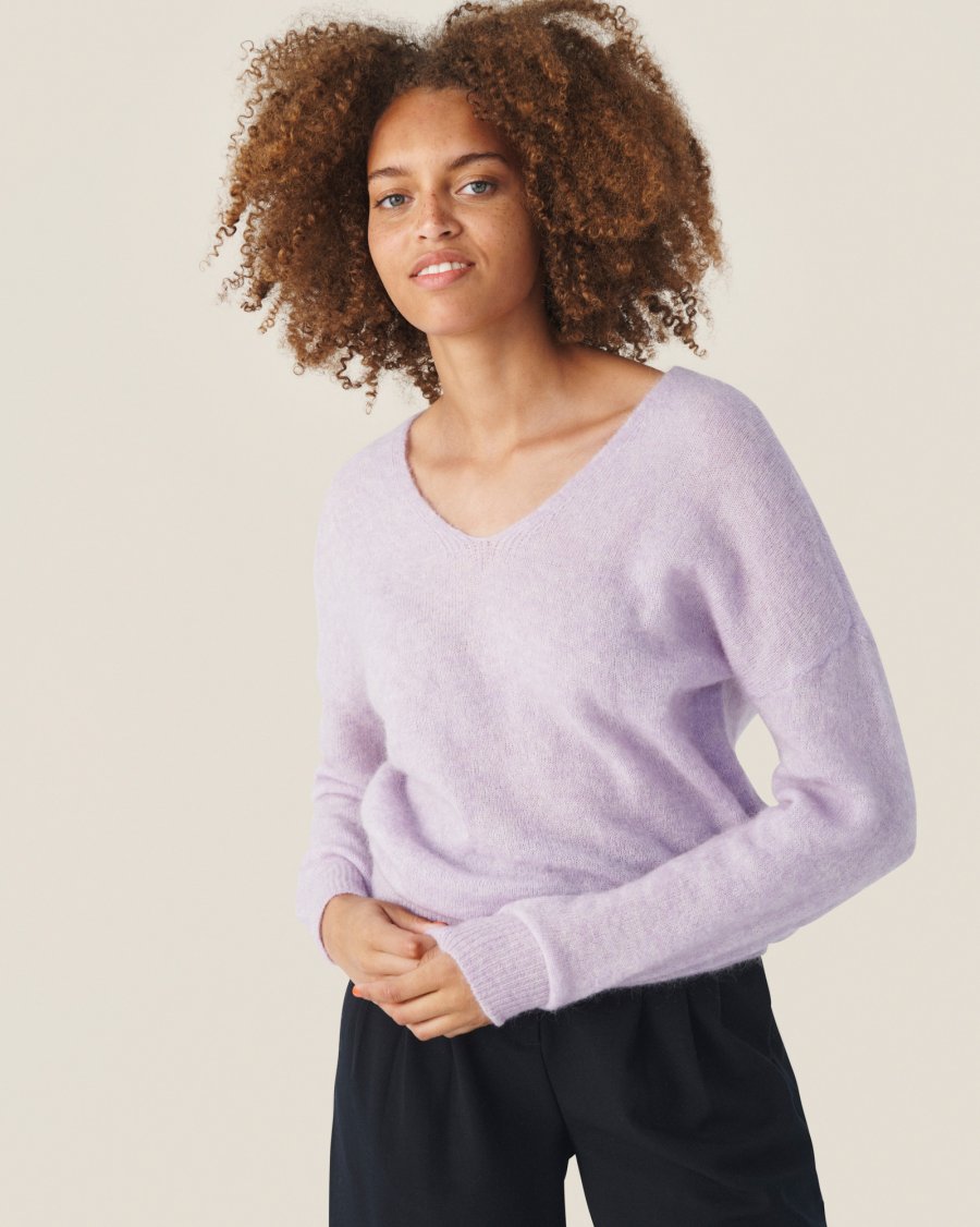 MSCH Copenhagen - MSCHFemme Mohair V Neck Pullover