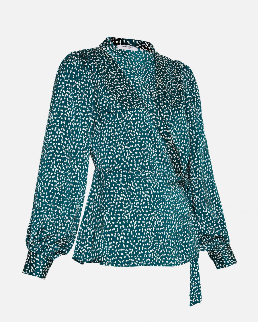 MSCH Copenhagen - MSCHSidera Myrina Wrap Top AOP