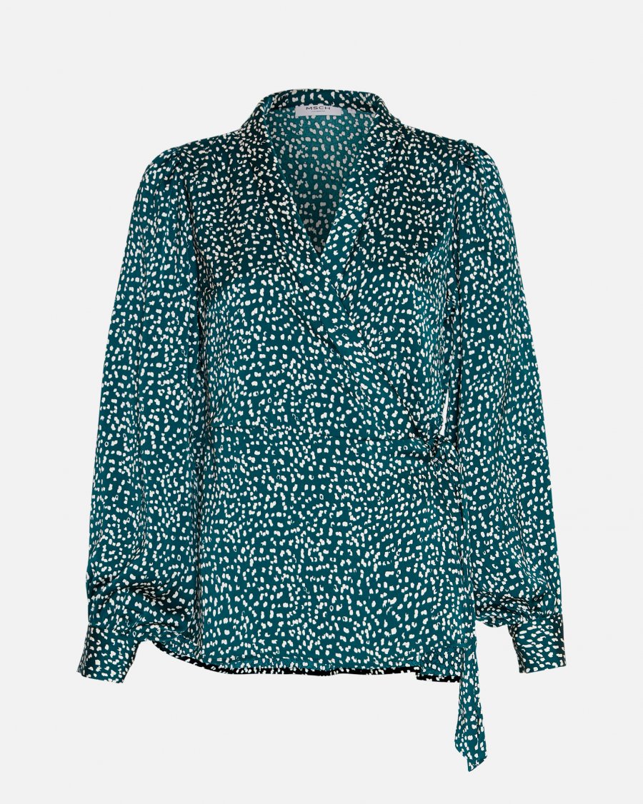 MSCH Copenhagen - MSCHSidera Myrina Wrap Top AOP