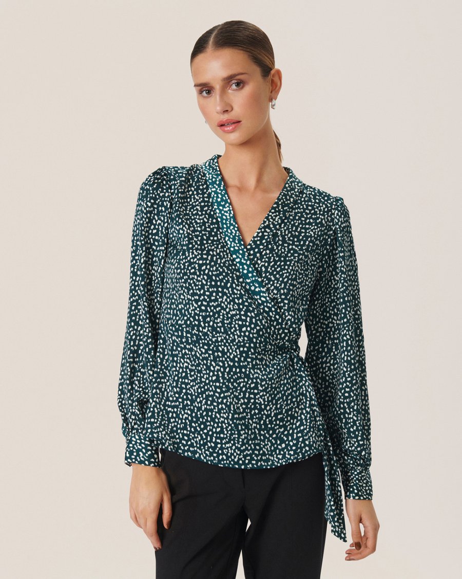 MSCH Copenhagen - MSCHSidera Myrina Wrap Top AOP