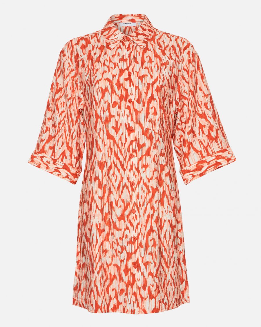 MSCH Copenhagen - MSCHOrlena Ladonna 3/4 Shirt Dress AOP