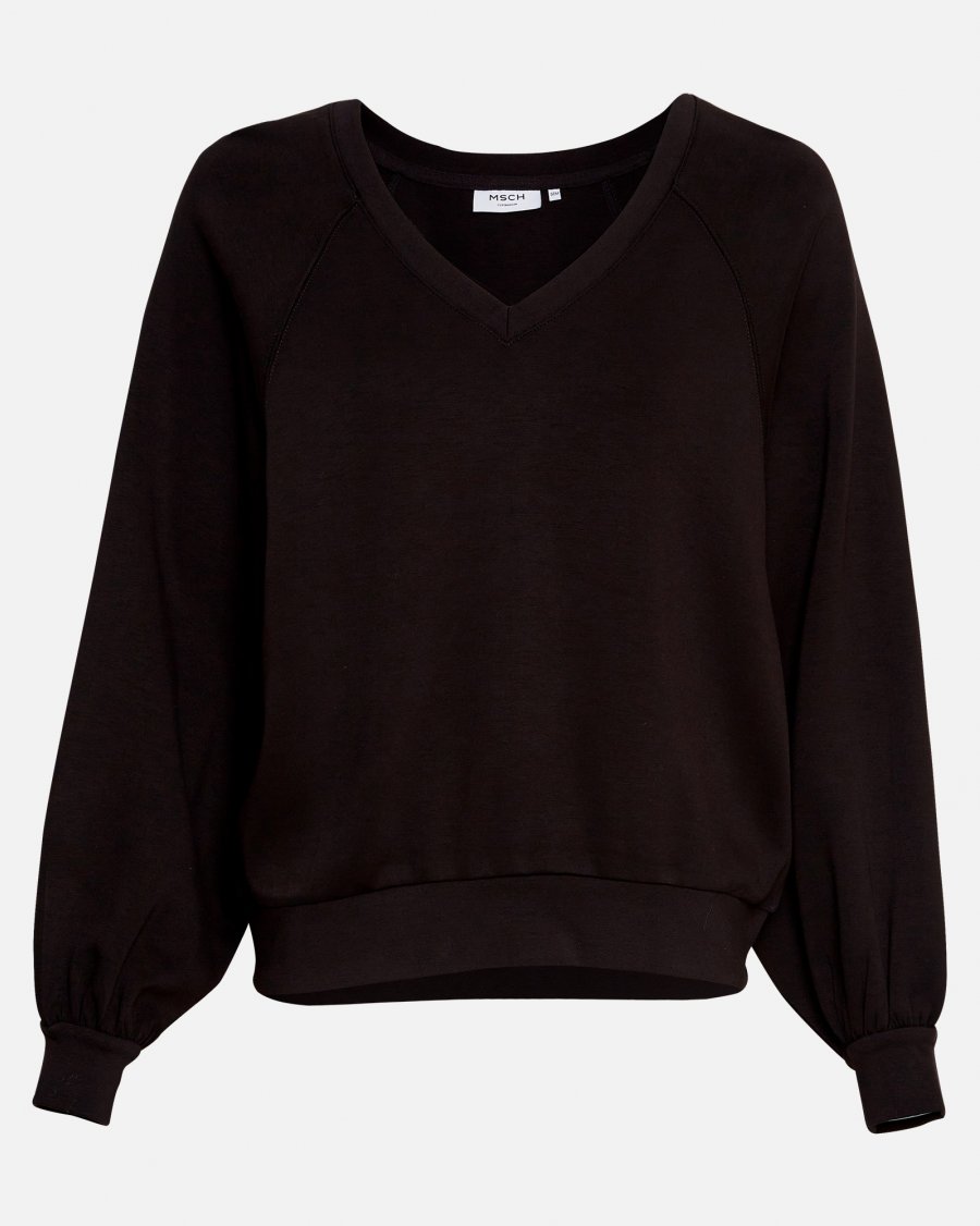 MSCH Copenhagen - MSCHNelina Ima Q Raglan V Neck Sweatshirt