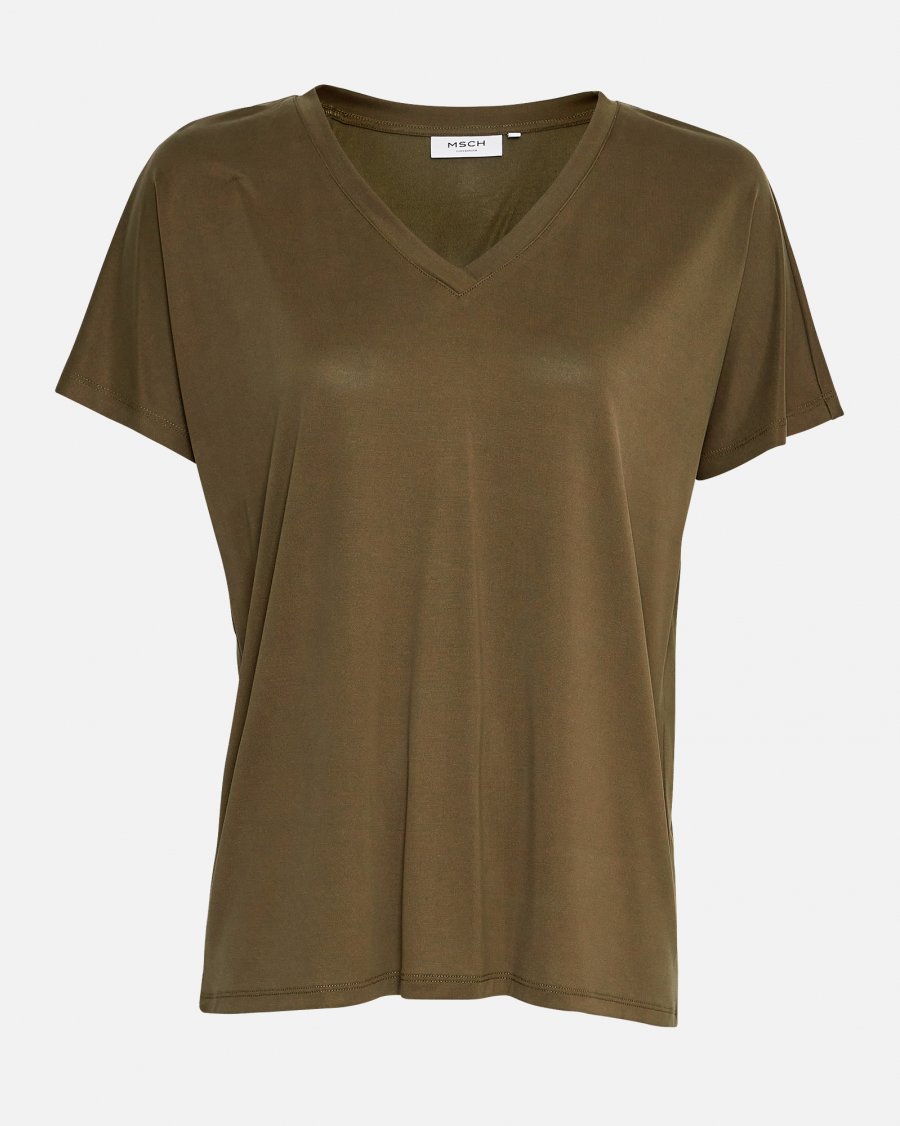 MSCH Copenhagen - MSCHFenya Modal V Neck Tee