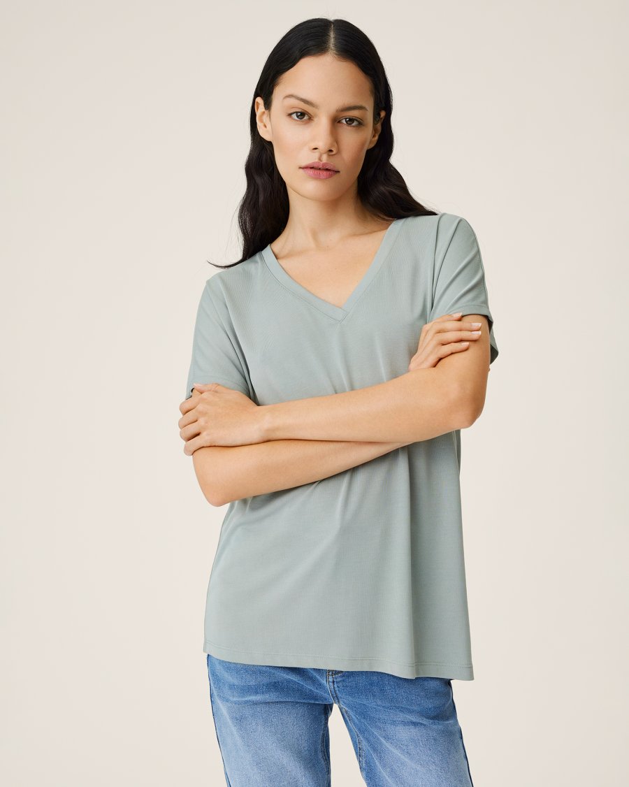 MSCH Copenhagen - MSCHFenya Modal V Neck Tee