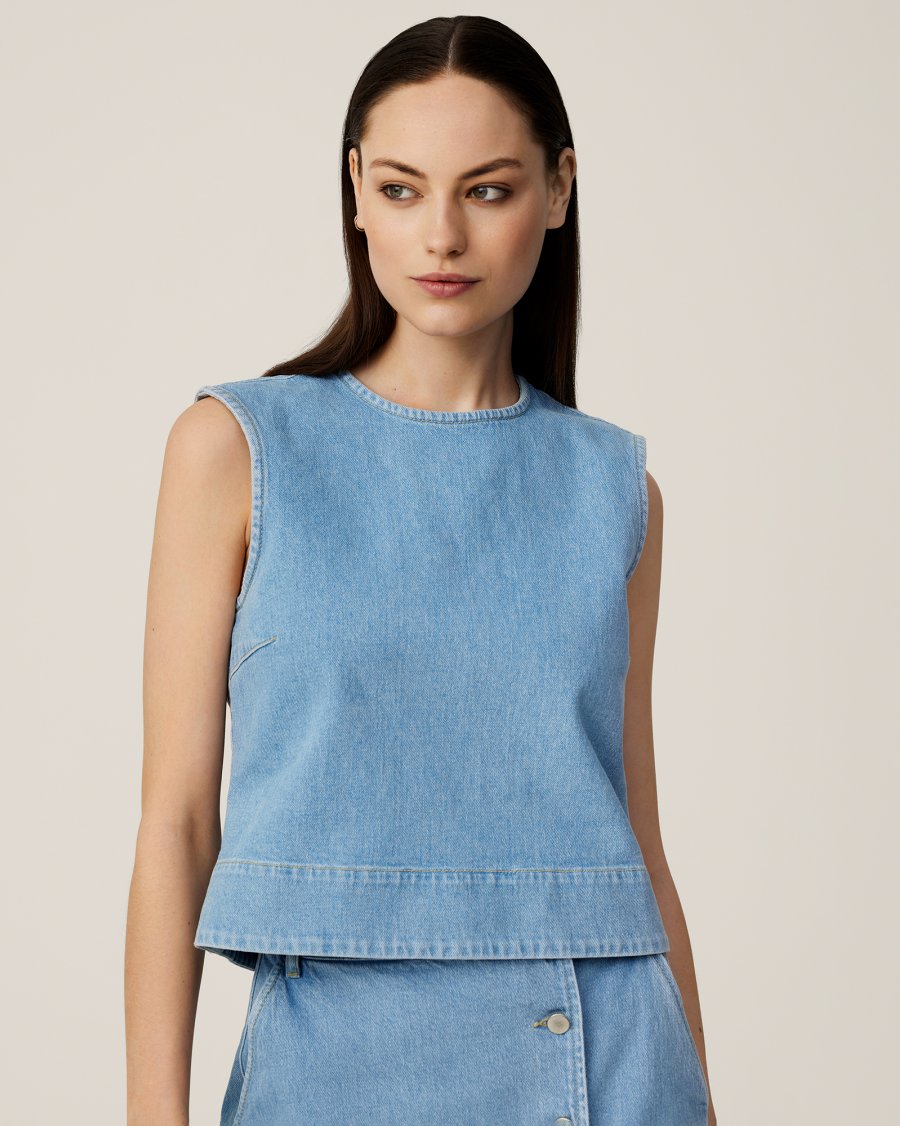 MSCH Copenhagen - MSCHInan Lin SL Denim Top