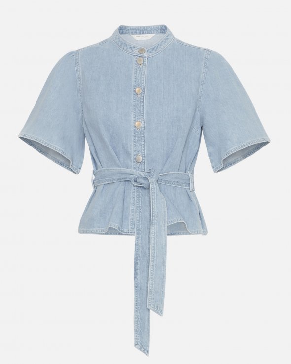 MSCH Copenhagen - MSCHIngrid Lis 2/4 Denim Belt Shirt